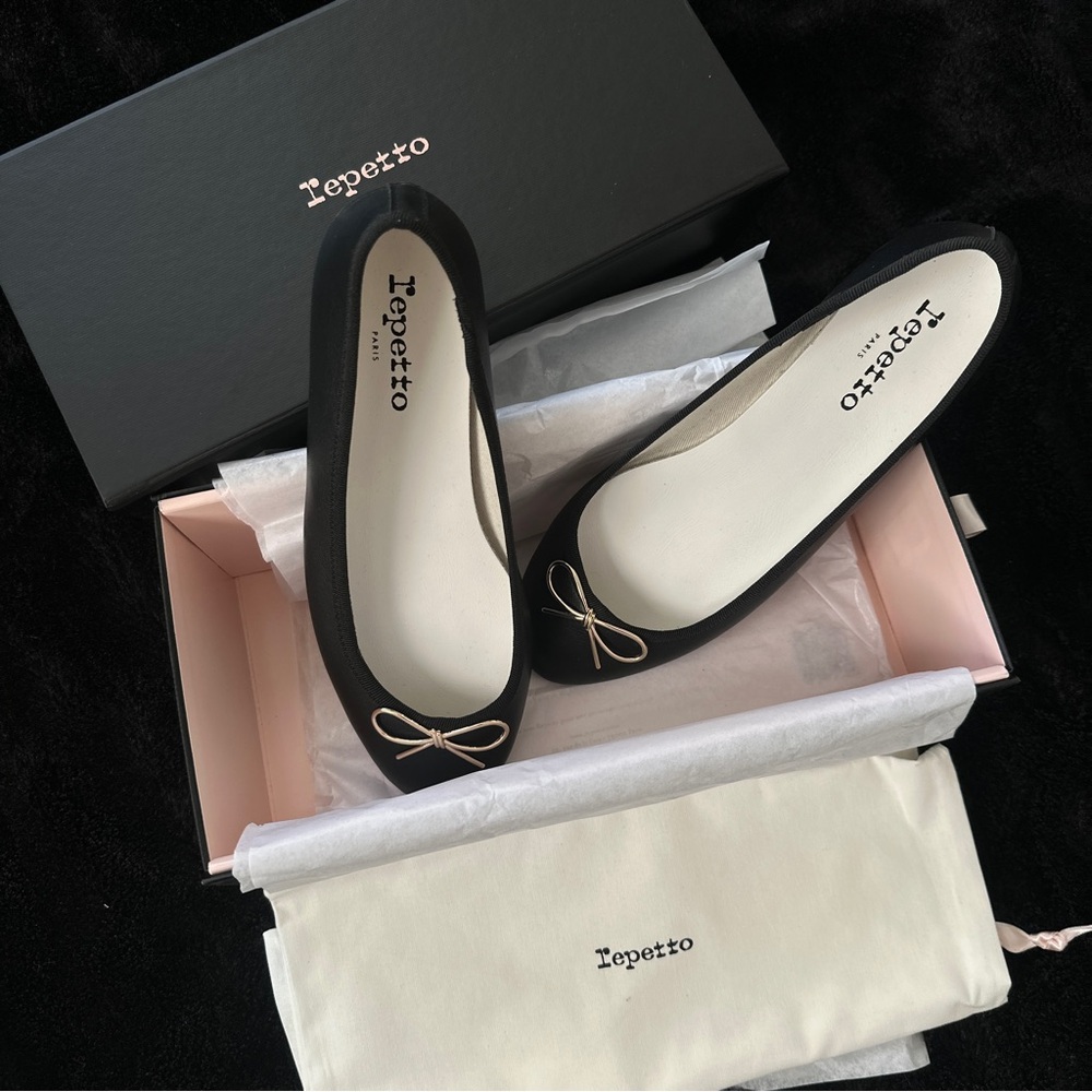Sold Out Repetto Cendrillon Ballet Flats Black Never Worn